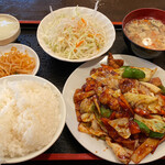 台湾料理 萬福 - ホイコーロー定食