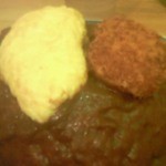河 - [2013.4]オムレツ＋コロッケのせ山盛りカレー別アングル