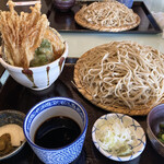 蕎麦 凜 - きのこ野菜天丼＋そば一人前  1420円（税込）