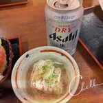 手打そば そば信 - ビールお通し付き　350円