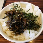 麺屋 一翔 - 高菜ご飯