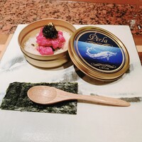 肉割烹 肉かぶく - 宮崎牛カイノミユッケ