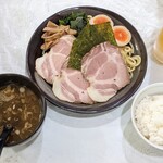 つけ麺 郷 - 特製つけ麺と小ライス