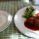 Kafeandoresutorambachi - ハンバーグのランチセット