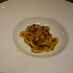 IL TEATRINO DA SALONE - パスタ１：オレキエッテ 菜の花とコッツェ（ムール貝）(2013.4)