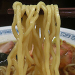 中華そば つけ麺 甲斐 - チャーシュー麺/麺リフト