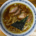 中華そば つけ麺 甲斐 - チャーシュー麺/アップ