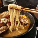 豚肉汁うどん べ - 