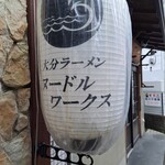 大分ラーメン ヌードルワークス 茅ヶ崎店 - 看板