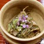 鮨旬美西川 - 子持ち昆布と毛蟹の松前漬