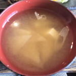 和楽cafe - 根菜の味噌汁