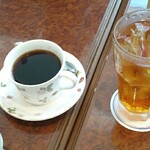 カフェ ド シエル - コーヒーとアイスアップルティー