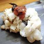 季節料理 みかみ - 鱧の炙り（たたき梅肉で）