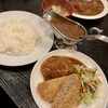 カレーショップ ラホール - メンチカツとハンバーグカレー990円