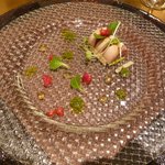 IL TEATRINO DA SALONE - 前菜１：うずらとピゼッリ（グリーンピース）(2013.4)