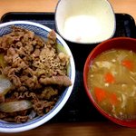 吉野家 - 牛丼(並)＋とん汁！(2013,04/20)