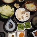 Yuzuan - 野菜……ネギと海老ワンタン美味しい