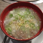 Yakiniku Akami Nikugatou - コムタンスープ