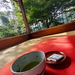 宝泉院 - 一番センターだけ空いてましたので、こちらでいただきました。