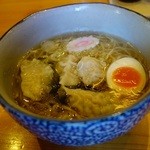 鶏味座 - 鶏ワンタン麺（塩）