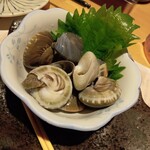 魚と酒 はなたれ - ながらみ貝塩茹で