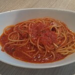 俺のフレンチ 博多 - ワタリガニののトマトクリームパスタ
      (1188円)