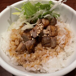 拉麺阿修羅 - 炙りチャーシューご飯