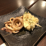 せいじ - お通し　イカバターとポテサラ