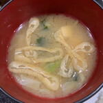 えいすけ - 定食のみそ汁