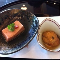 日本料理 鯉城 - 桜豆腐とひろうす