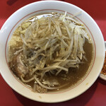 千里眼 - ラーメン 麺120g ニンニク・ショウガ・カラアゲ別皿で