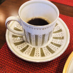 ビストロノブ - コーヒー（半分飲んじゃった）