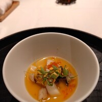 ル　ピニョン - ムール貝、サフランのスープ