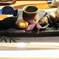 梅田 鮨 個室 みや川 - 前菜5種盛り合わせ