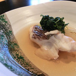 島宿　真里 - ＜昼＞鯛と春野菜の沢煮