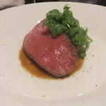 エノテカ・ラ・リコルマ - 2013/04襟裳短角牛　しんたまの芯のロースト