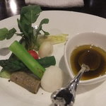 エノテカ・ラ・リコルマ - 2013/04　いろいろ野菜のバーニャカウダ