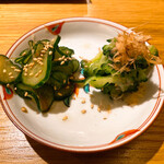 地葉 - きゅうり＆ゴーヤの浅漬け