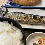 みやこ家 - さんまの焼き加減最高　本当に新鮮なんだと思いました。