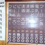 宇ち多゛ - 新価格と従来の価格表の対比です