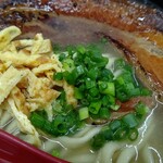 Okinawa Soba Semmonten Ogidou - 炙り三枚肉そば　アップ
