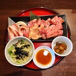 炭火焼肉 久 - 上久ランチ