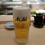 神田江戸ッ子寿司 - 先ずは生ビール♪