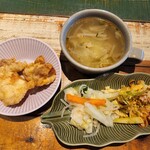 ブルーパパイアタイランド - 副菜ブッフェ、スープ