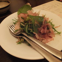 隠れ房 川崎店 - ちりめんじゃこのサラダ