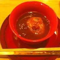 美山荘 - とちもちのぜんざい