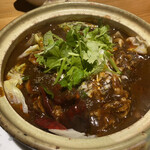 中華たけ亭 - 水煮牛肉(ハーフ)