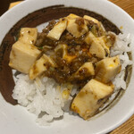 中華たけ亭 - 麻婆豆腐オンザライス
