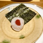 シカゴ - ●前菜１
      帆立貝の磯部焼き