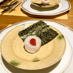 シカゴ - ●前菜１
      帆立貝の磯部焼き